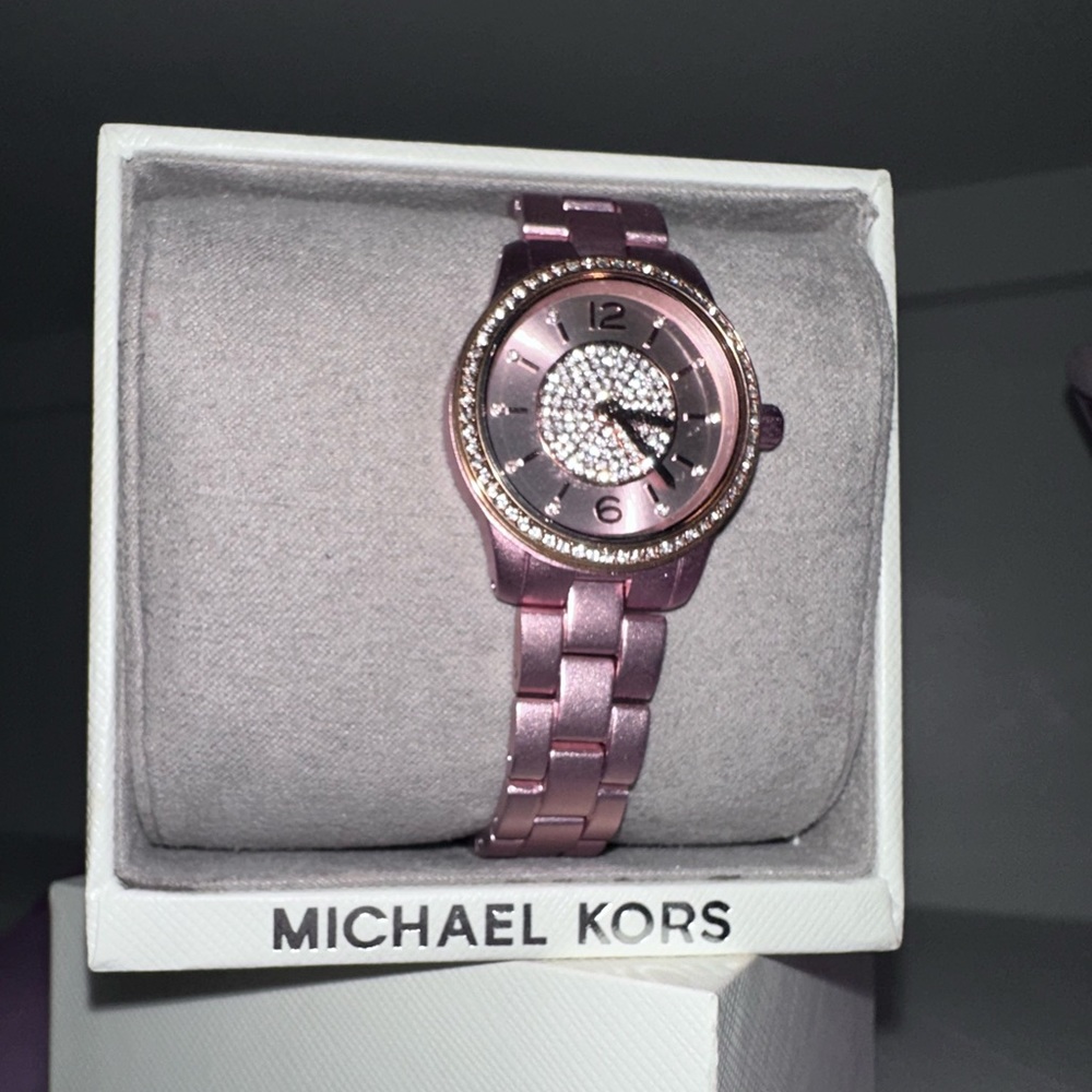 Rose Gold Michael Kors Petite Runway Watch NWOT